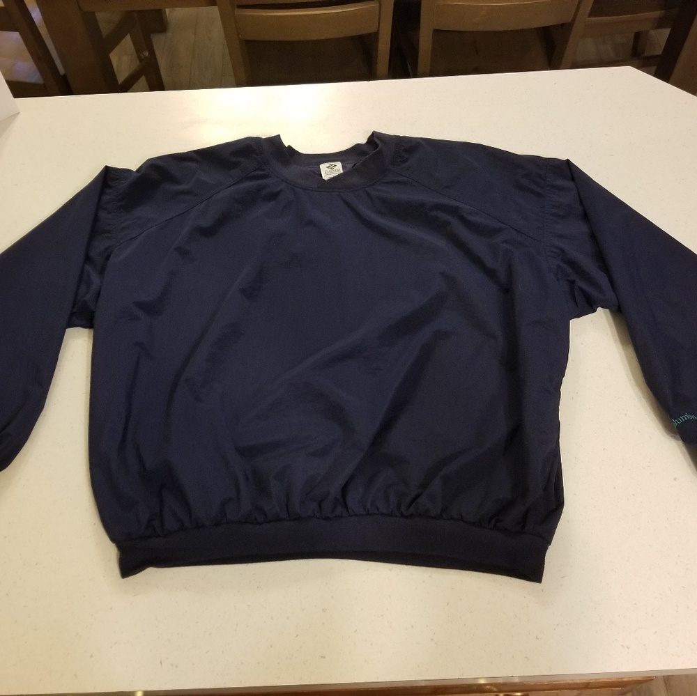Columbia pull over windbreaker Men's size Large